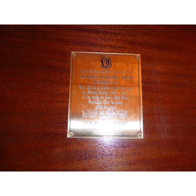 Charles Dickens Desk & Chair / Own a Piece of History For Sale - Image 4 of 9