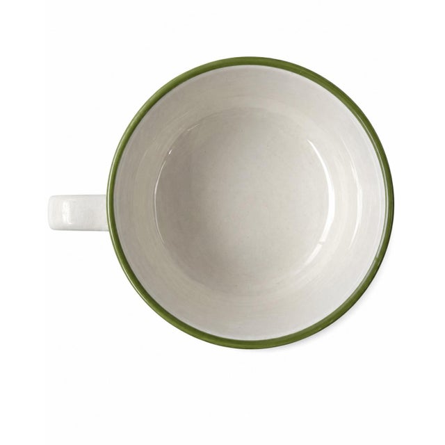 Vintage Tennis Racket Coffee Cup Saucer Set Ceramic For Sale - Image 9 of 11