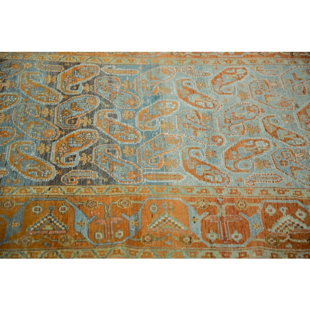 Old New House 1930s Vintage Persian Afshar Boteh & Arabesque Wool Rug Runner For Sale - Image 4 of 12