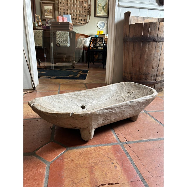 Antique Dough Bowl For Sale In Washington DC - Image 6 of 12