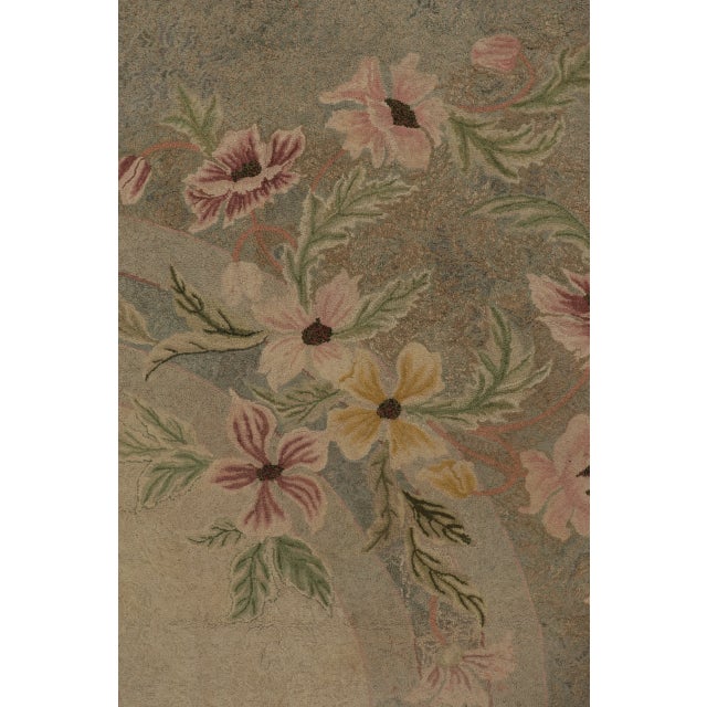 Hand-hooked in wool circa 1920-1929, this 9x12 classic rug is a remarkably well-preserved addition to Rug & Kilim’s...