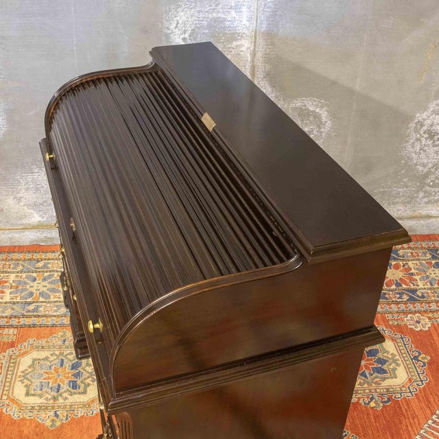 Chippendale Style Mahogany Desk, 1920s For Sale - Image 9 of 18