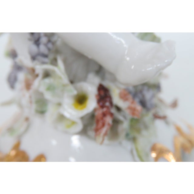 Porcelain English Derby Style Cherub With Grapes Figurine 9777 Signed Rp 4963b For Sale - Image 15 of 18
