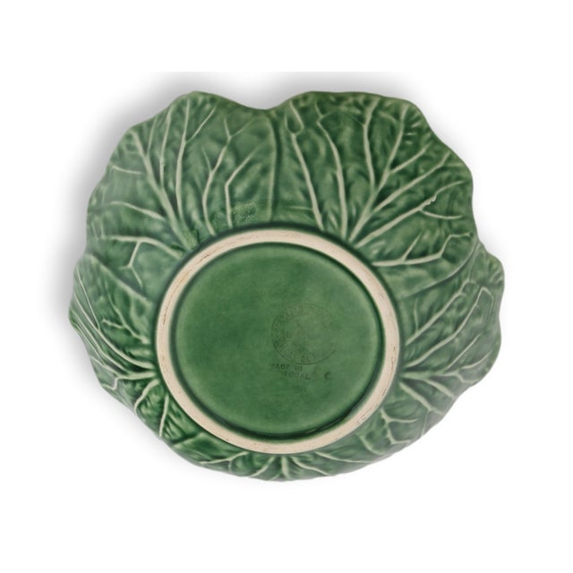 Ceramic Late 20th Century Bordallo Pinheiro Cabbageware Bowls, Set of 3 For Sale - Image 7 of 7