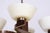 1920s Art Deco Chandelier in Oak, Brass, and Opaline Glass, Czech, 1920s For Sale - Image 5 of 10
