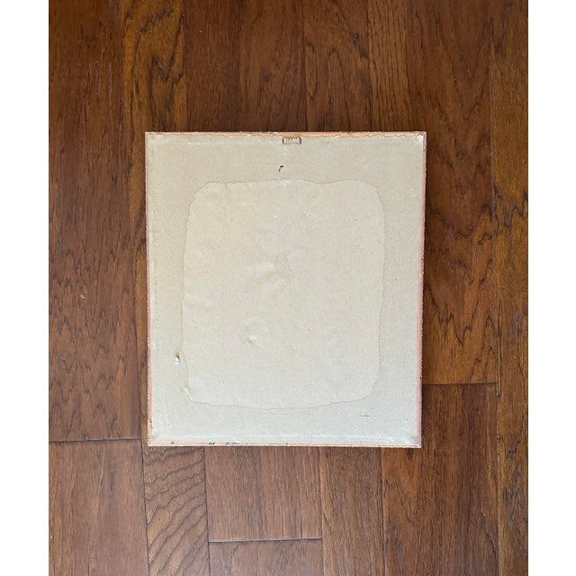 Vintage 1960s Framed Wall Mirror Beveled Glass Rectangular Ornate Leaf Scroll Frame For Sale - Image 12 of 12