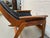 Mid-Century Walnut Bent-Wood Leather Rocker Attributed to Jerry Johnson For Sale - Image 11 of 14