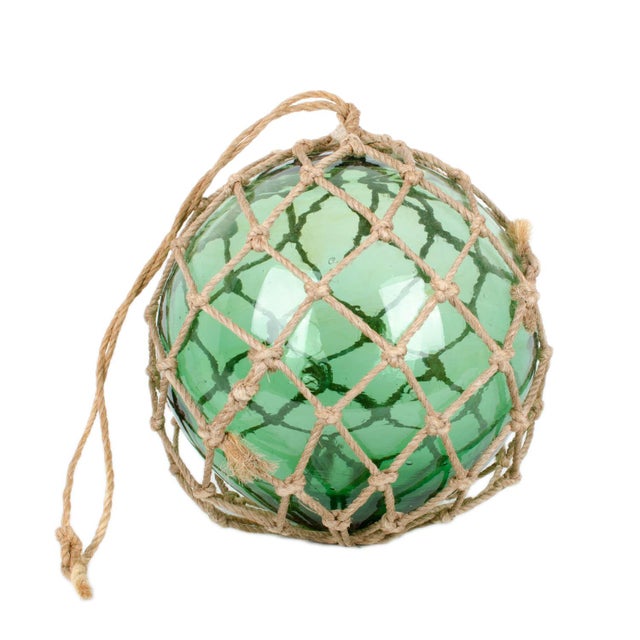 Japanese Blown Glass Fishing Buoy Chairish
