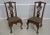 Set of 6 Henredon Oak English Chippendale Dining Chairs For Sale In Philadelphia - Image 6 of 12