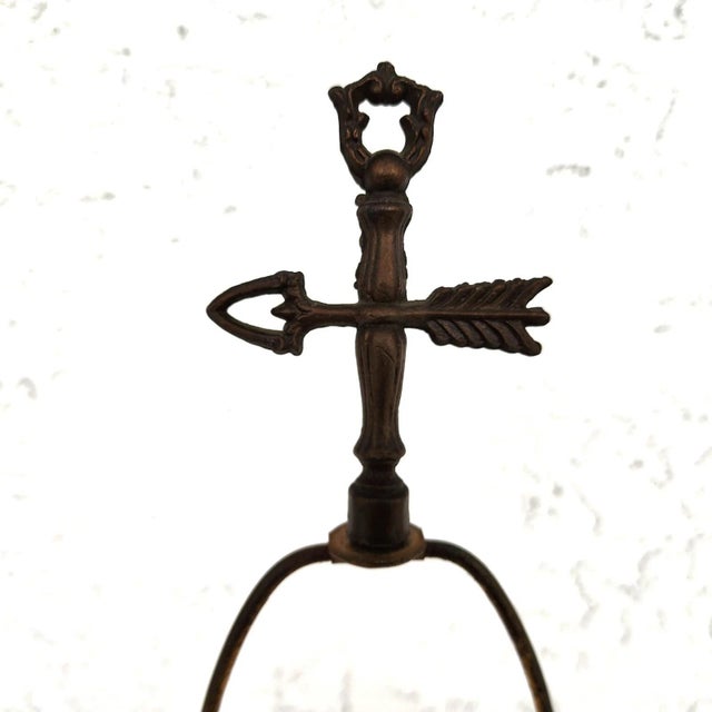 Vintage Floor Lamp With Table For Sale - Image 10 of 14