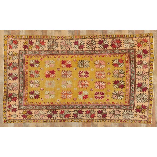 Mid 20th Century Vintage Turkish Oushak Rug - 05'06 X 09'04 For Sale - Image 5 of 11