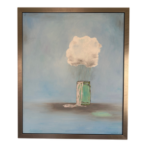 Rain Catcher (Framed), Painting by Natalie Mitchell/Sette Design
