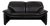 Atlanta 2-Seater Sofa in Black Leather from Laauser For Sale
