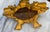 Metal Antique French Rococo Gilt Brass Cherub Figural Double Inkwell Desk Stand 7.5” For Sale - Image 7 of 8