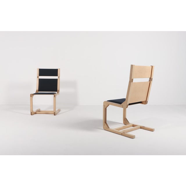 Vintage Danish Architectural Chair, 1990s For Sale - Image 3 of 14