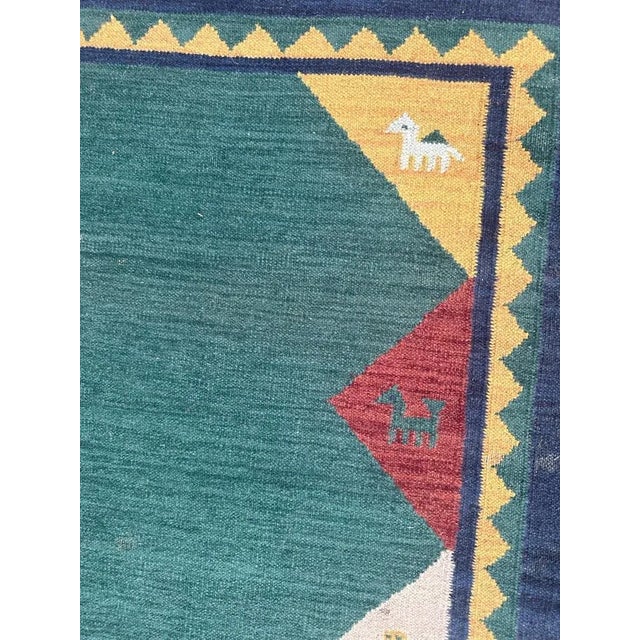 Vintage Gabbeh Style Rug, 2000s For Sale - Image 4 of 11