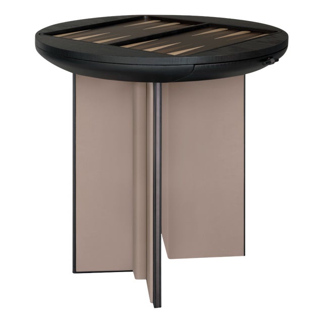 Crawford Backgammon Table by Wood Tailors by Wood Tailors Club For Sale