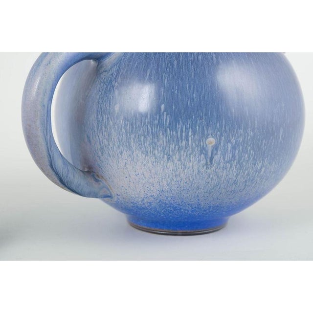 Berndt Friberg Vintage Stoneware Teapot with Blue Glaze by Berndt Friberg, 1951 For Sale - Image 4 of 6