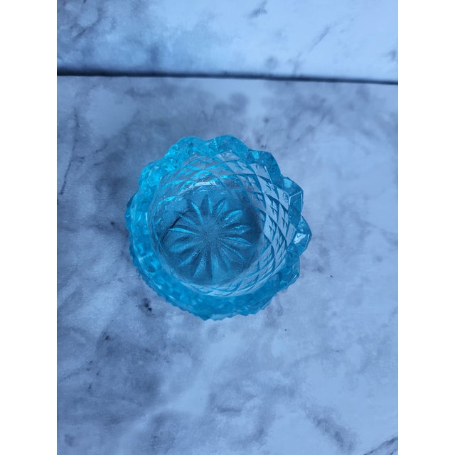 Mid-Century Modern 1960s Kemple Tutec Turquoise Open Salt Cellar For Sale - Image 3 of 6