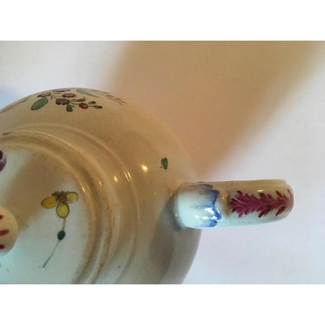 Doccia Porcelain Tea Pot with Floral Decor by Richard Ginori, Italy, Late 18th Century For Sale - Image 9 of 18