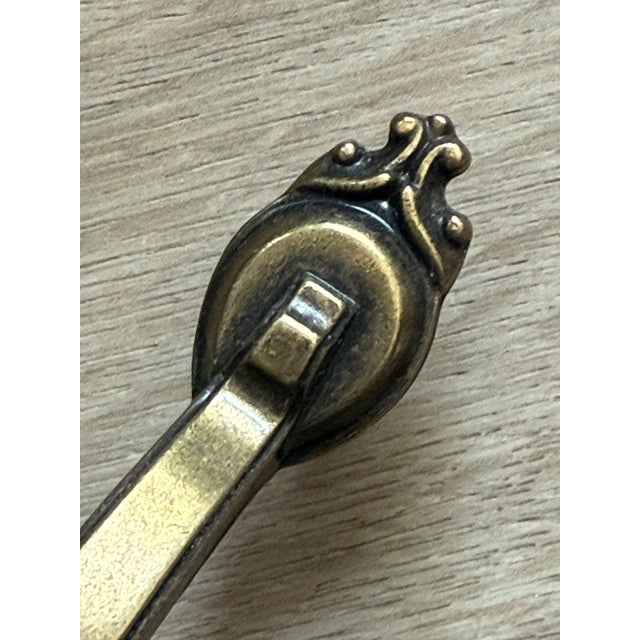 Vintage Amerock Carriage House 735-1 Solid Brass Cabinet Pulls – Set of 16 For Sale - Image 4 of 12