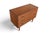 Mid 20th Century Three Drawer Vodder Style Chest in Teak With Finished Back For Sale - Image 4 of 8