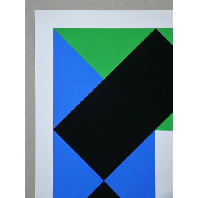 Max Bill, Composition with White Center, 1972, Original Screenprint For Sale - Image 4 of 12