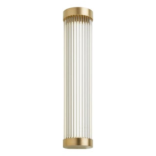 Contemporary Tekna Mercer Long Wall Light With Vintage Brass Finish For Sale