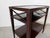 1960s French Hollywood Regency Three-Tier Mahogany Side Table For Sale - Image 10 of 12