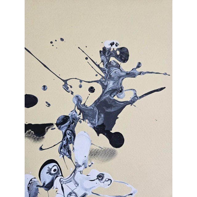 Early 21st Century Stefano Mazzolini, AC232, 2017, Acrylic on Paper For Sale - Image 5 of 8