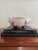 Ceramic Vintage Italian Coastal Majolica Hand-Painted Footed Seashell Bowl For Sale - Image 7 of 11
