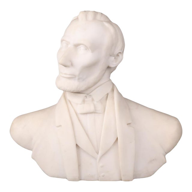 Early 20th Century Marble Bust of Abraham Lincoln For Sale