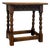 Antique Welsh Carved Wooden Joint Stool Side Table With Turned Legs Uk Import For Sale
