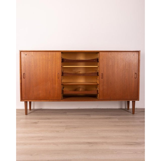 Vintage Danish Sideboard in Teak, 1970s For Sale - Image 3 of 16