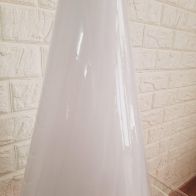 Vintage Hand Blown Murano Glass Conical Lamp, 1970s For Sale - Image 13 of 18