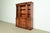English White Furniture Georgian Flame Mahogany Breakfront Bookcase Cabinet, Circa 1960s For Sale - Image 3 of 16