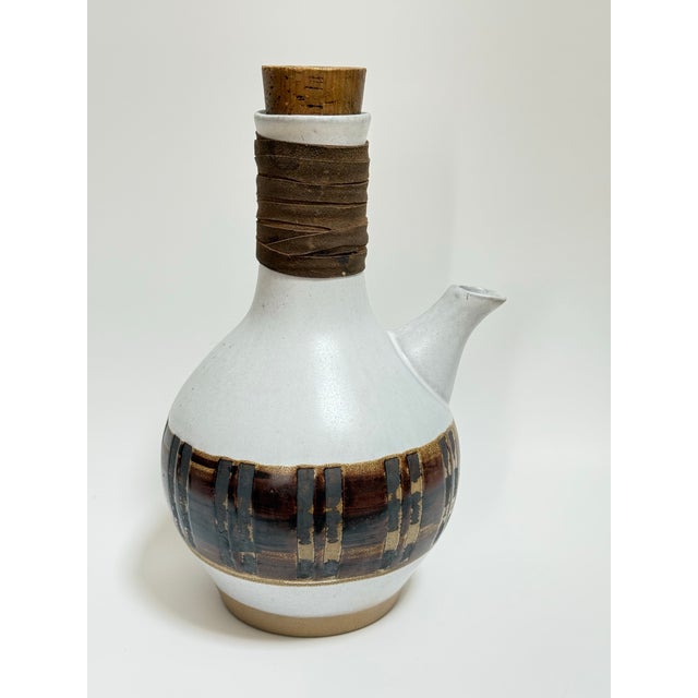 This beautiful and functional carafe/coffee server by Jane and Gordon Martz for Marshall studios has an organic shape and...