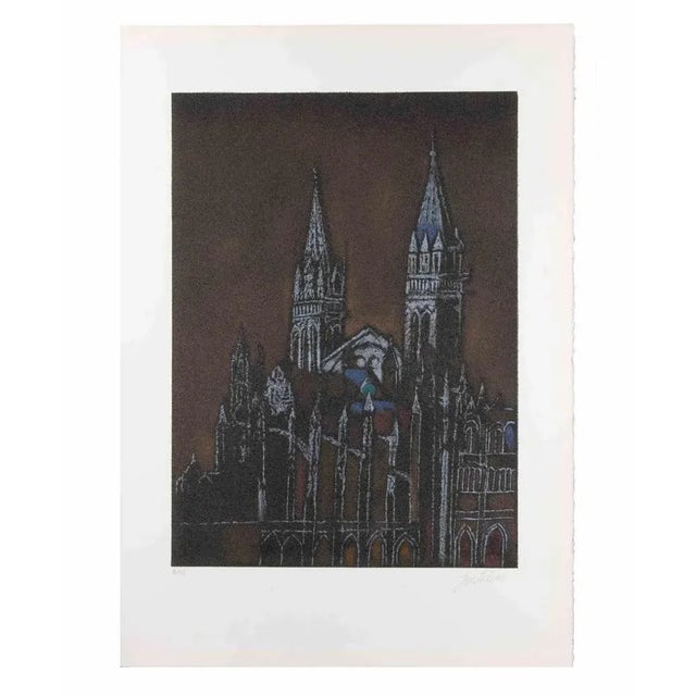 Screen print realized by Franco Gentilini in 1970s. Edition of 125. Hand signed and numbered. Belongs to the Series...