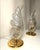 1970s Brass Lamps in Murano Glass from Barovier, Set of 2 For Sale - Image 5 of 9