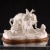 19th Century Sculpture Figural Group Hunting Scene Victorian Sevres Style White Porcelain D’après Oudry For Sale - Image 11 of 13
