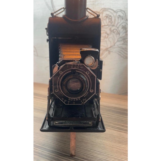 American Kodak Junior Six-20 Series II Camera Vintage Converted to Lamp Late 1930 - 1940 For Sale - Image 3 of 5