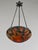 Art Deco 1920s Daum Majorelle French Art Deco Cameo Glass Pendant Light For Sale - Image 3 of 15