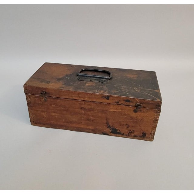 Brass Farm Surveyor’s Brass Hand Level With Original Box, Early 20th C Keuffel & Esser For Sale - Image 8 of 9