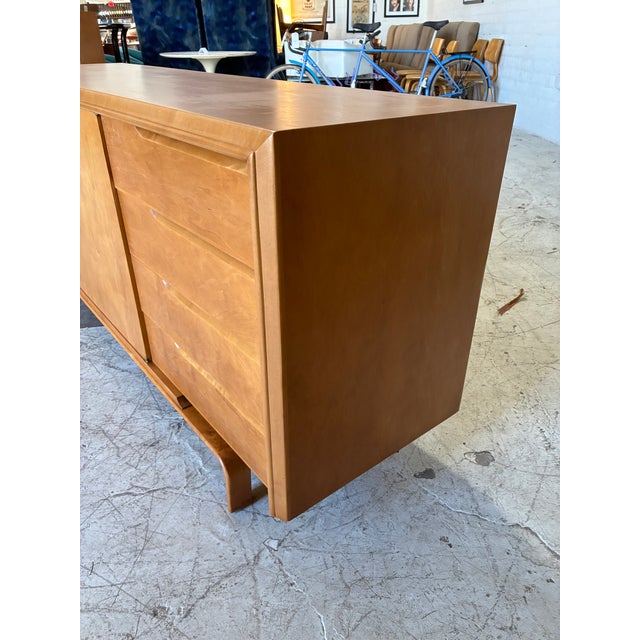 Mid-Century Modern Newly Refinished Mid Century Modern Low Dresser by Edmund Spence For Sale - Image 3 of 12