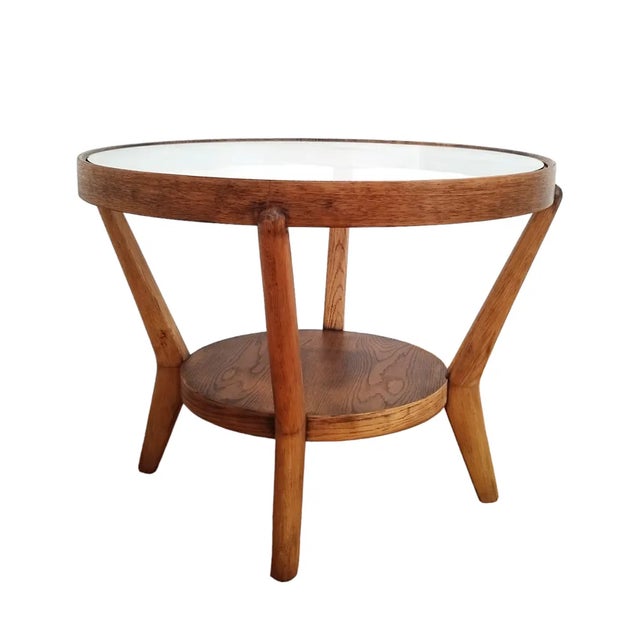 Coffee Table attributed to K. Kozelka for Interier Praha, Former Czechoslovakia, 1930s For Sale - Image 12 of 12