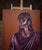 2020s "Velvet Soul", Oil on Canvas Painting by Olayinka Salami For Sale - Image 5 of 5