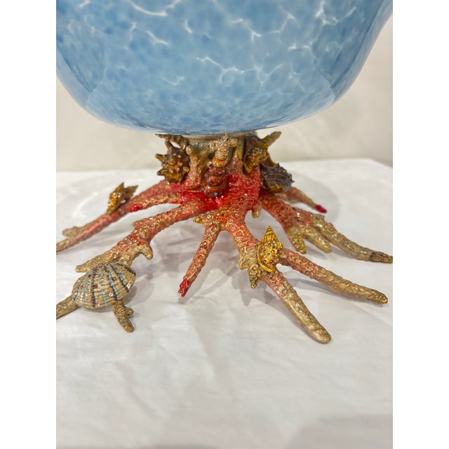 Art Nouveau Jay Strongwater Coral Reef Bowl For Sale - Image 3 of 4