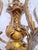 1930s Vintage Brass Chandelier With Crystals For Sale - Image 12 of 13
