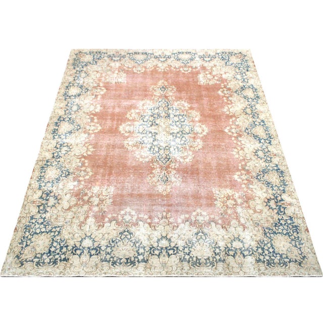 1960s 1960s Persian Kerman Rug For Sale - Image 5 of 6