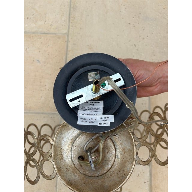 2020s Currey & Co. Tartufo Silver Orb Chandeleir For Sale - Image 5 of 6